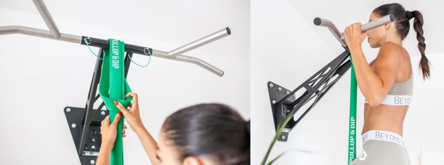 Top 5 Widerstandsbandübungen an der Pullup & Dip Bar