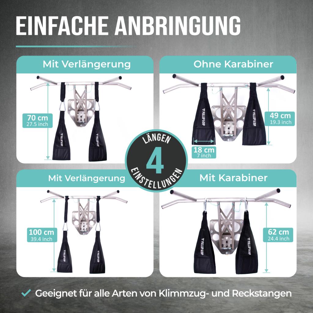 Ab Straps For Abdominal Muscle Training on Pull-Up Bar or Pull-Up Station