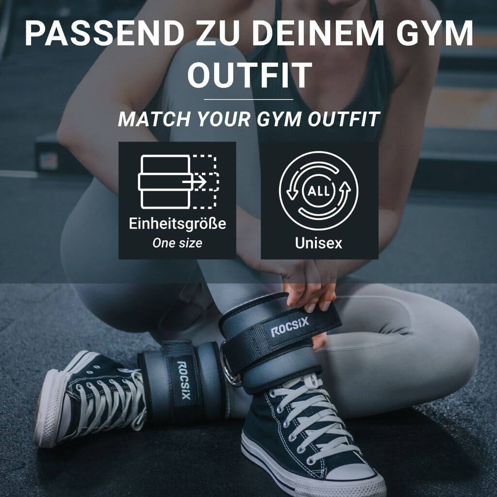 Ankle Straps or training on the cable pulley for leg, hip and glute training