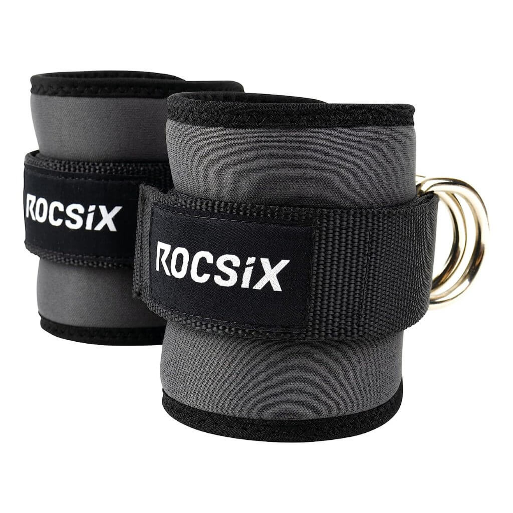 Ankle Straps or training on the cable pulley for leg, hip and glute training