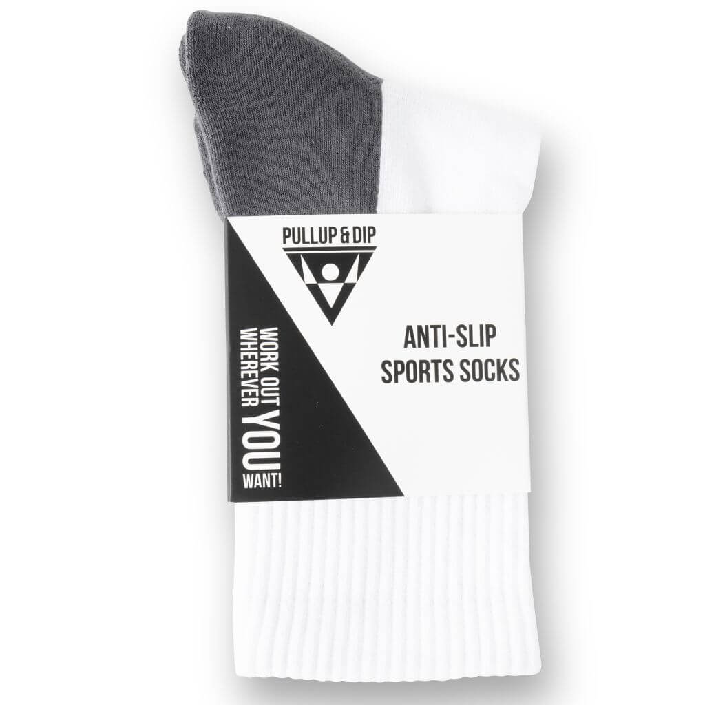 Non-slip Sports Socks in Black, 1 Pair