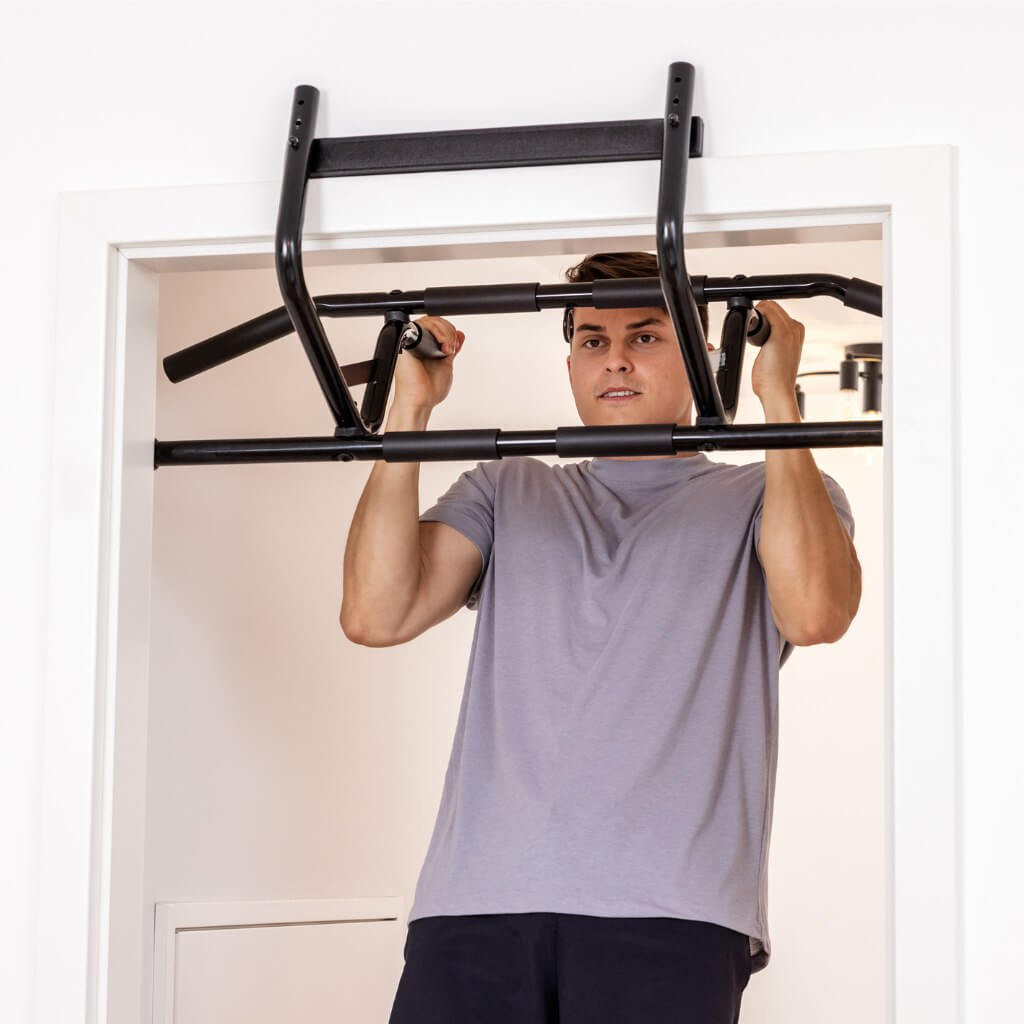 Doorway Pull-Up Bar - For The Door Frame - Includes Pull-Up Band