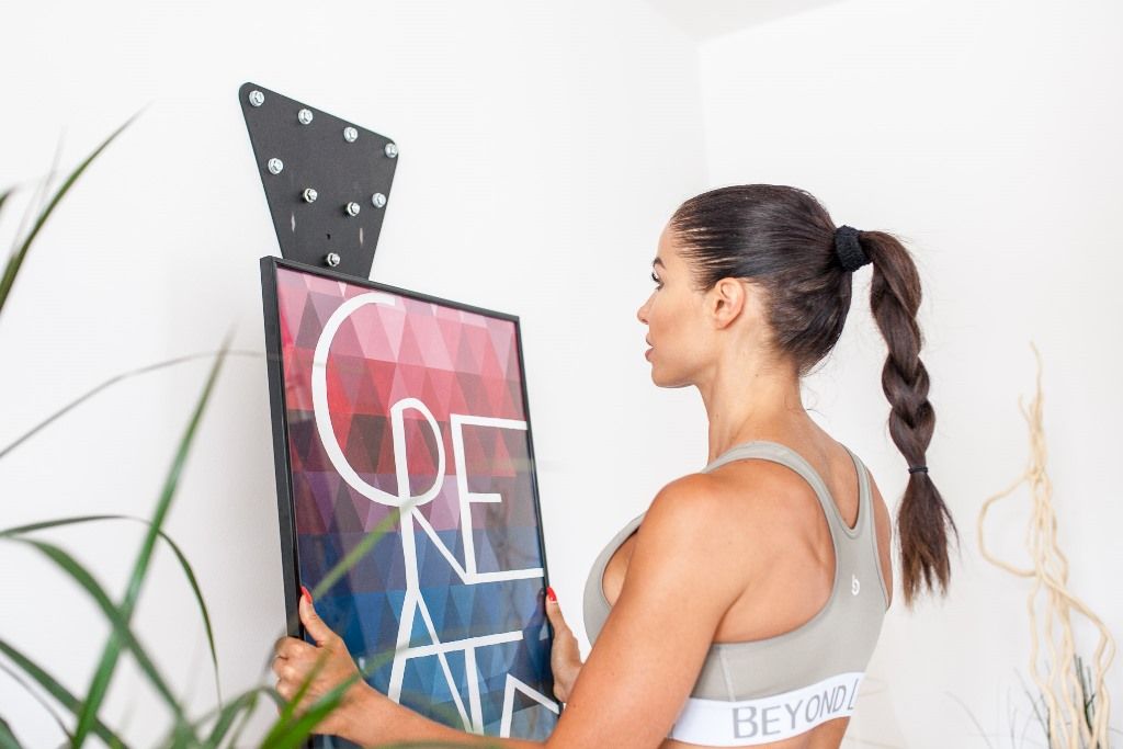 Wall adapter for Pullup & Dip bar, black steel version