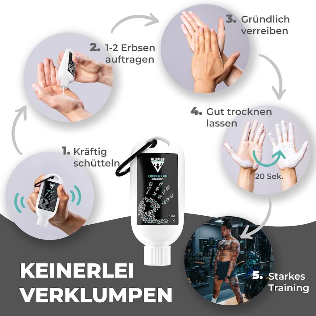 Liquid Chalk for Perfect Grip - Fast Drying, Extra Strong & Washable