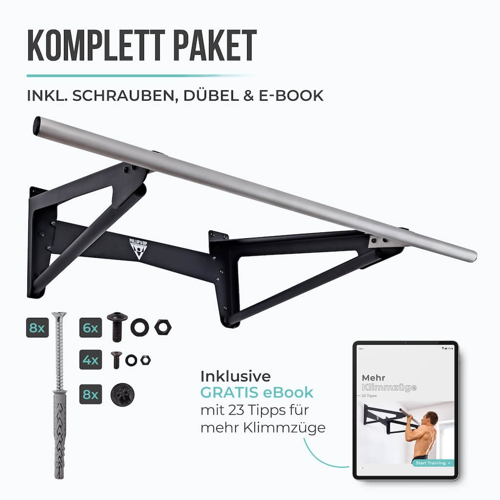 Muscle-Up Bar, Pull-up Bar With Extra Wall Distance