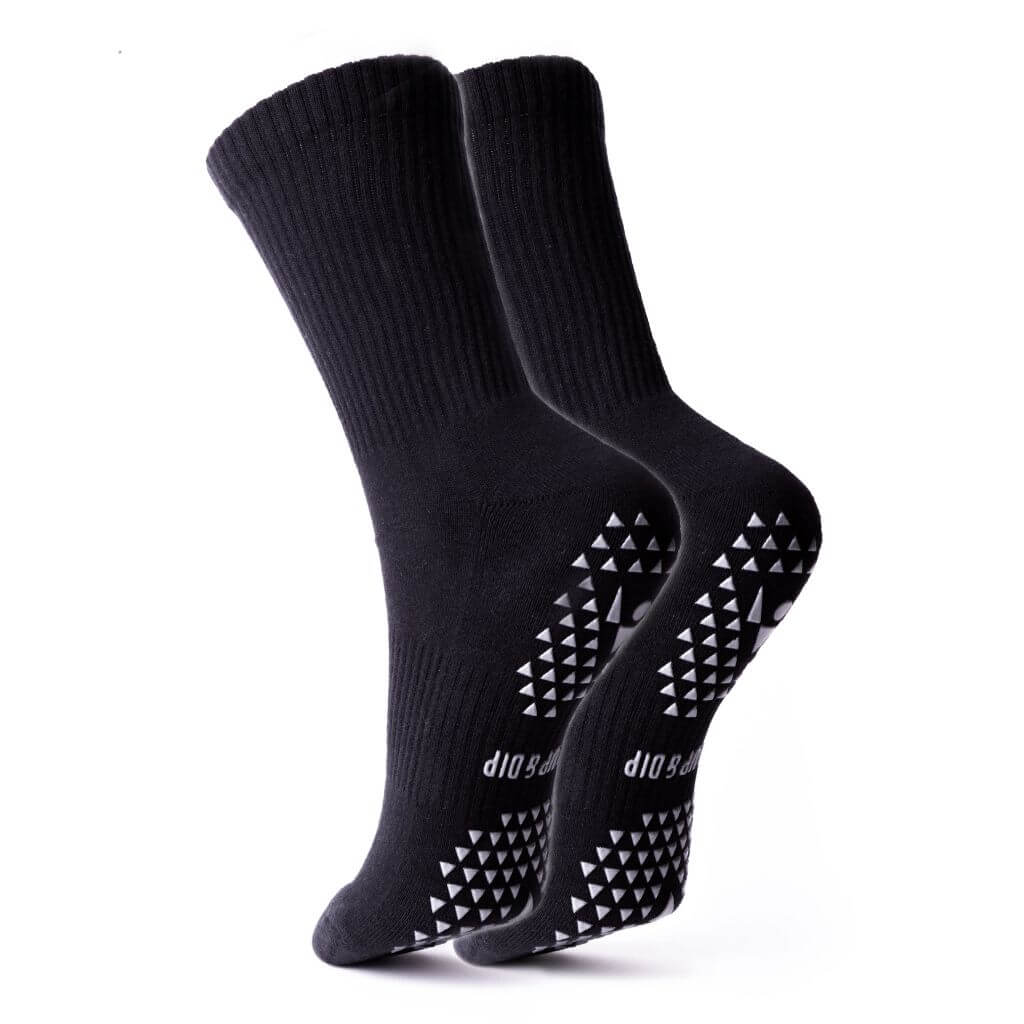 Non-slip Sports Socks in Black, 1 Pair