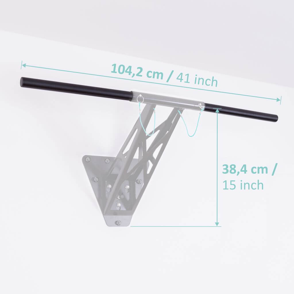 Straight Muscle-Up And Pull-Up Bar, Accessory For Pullup & Dip Bar