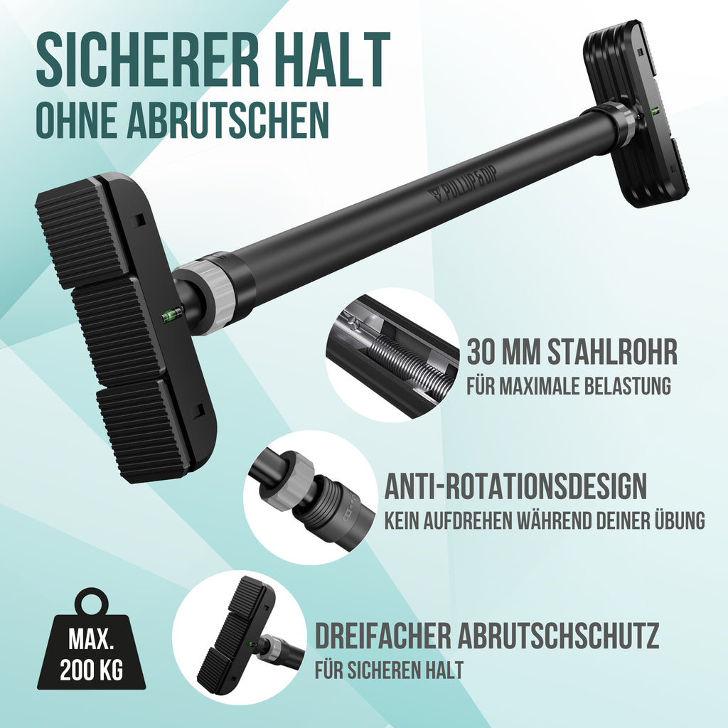 Telescopic Door Pull-up Bar Without Screws