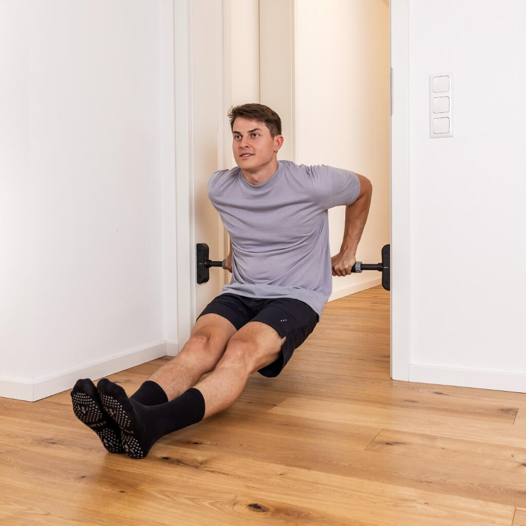 Telescopic Door Pull-up Bar Without Screws