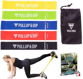 Savings Set: Exercise Mat, Foam Roller, Loop Bands, Resistance Bands with Handles