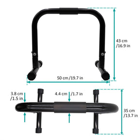 [B-Good] Fitness Parallettes - Made Of Steel, Extra Wide Grip And Non-Slip, 2nd Choice Product