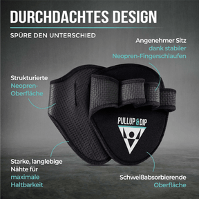 Neoprene Grip Pads For Pull-Ups and Weight Lifting