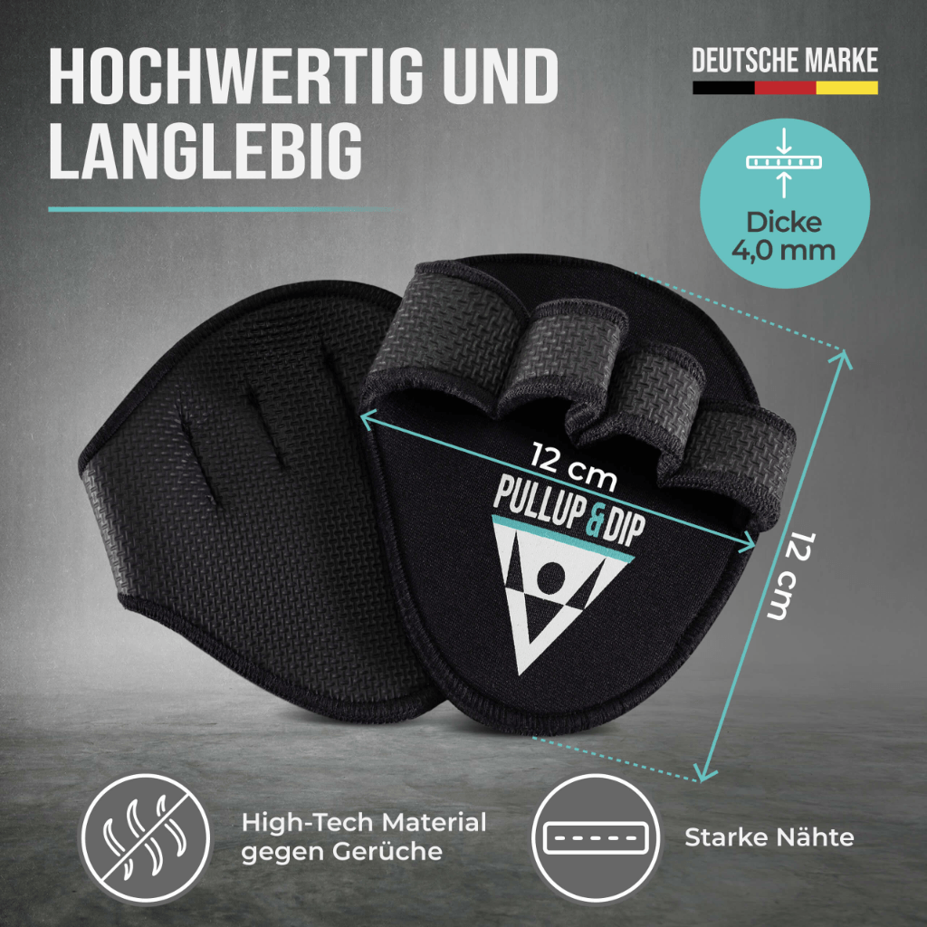 Neoprene Grip Pads For Pull-Ups and Weight Lifting