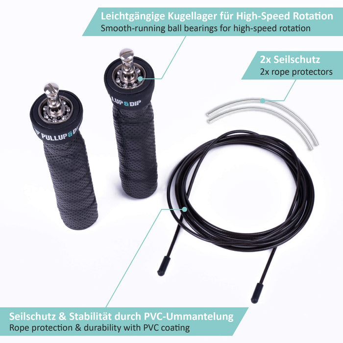 Jumping Rope Pro Professional Jumping Rope 3m for Cardio, Crossfit, HIIT and more
