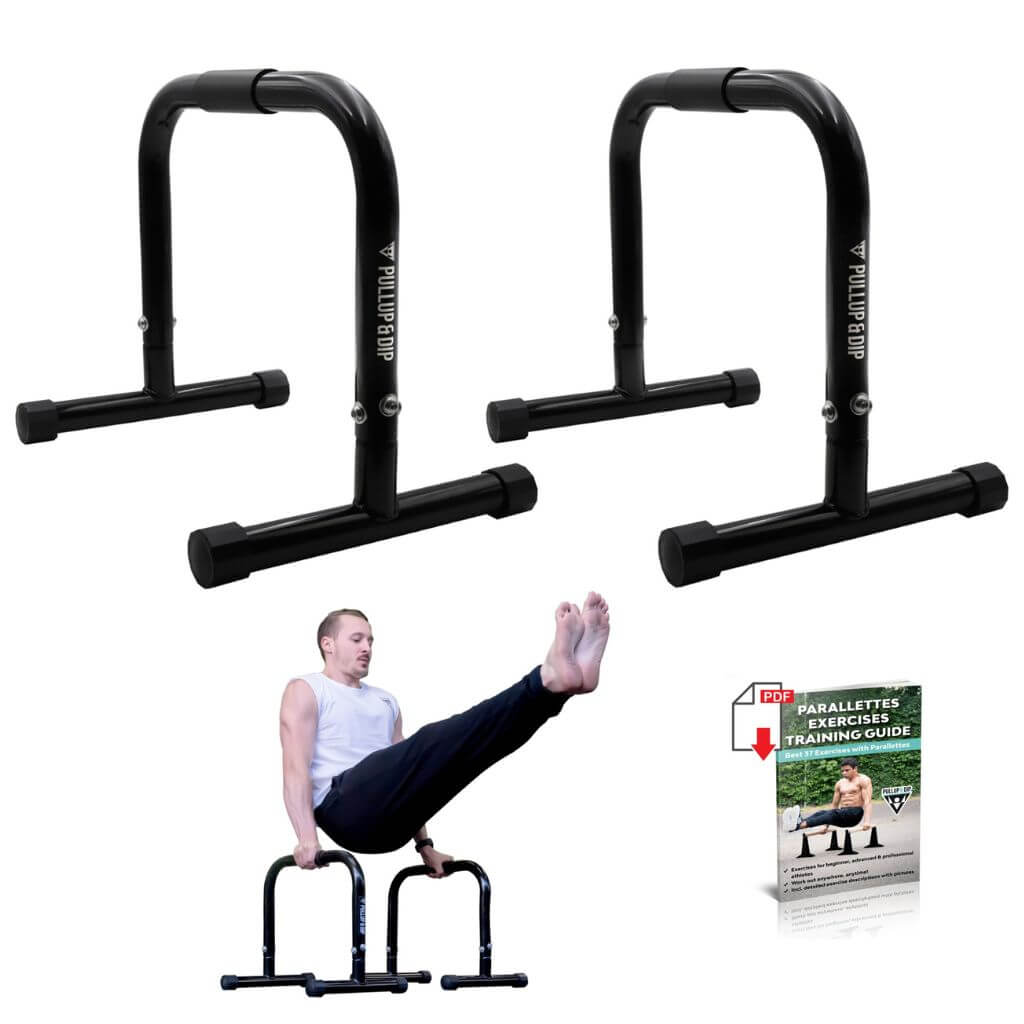 [B-Good] Fitness Parallettes - Made Of Steel, Extra Wide Grip And Non-Slip, 2nd Choice Product