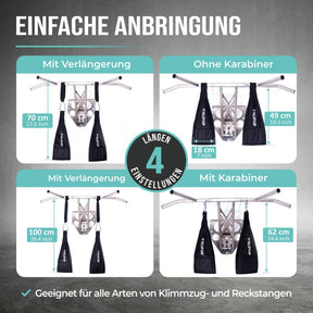 Ab Straps For Abdominal Muscle Training on Pull-Up Bar or Pull-Up Station