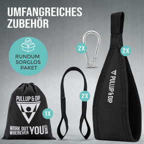 Ab Straps For Abdominal Muscle Training on Pull-Up Bar or Pull-Up Station