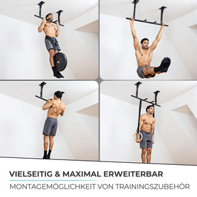 Pull-up bar ceiling incl. pull-up band and screws
