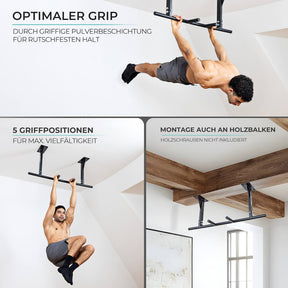Pull-up bar ceiling incl. pull-up band and screws