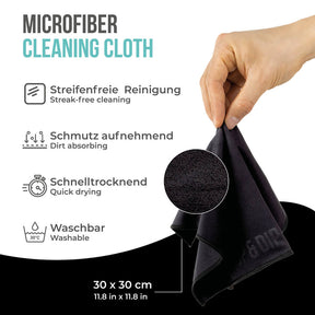 CLEAN IT! Multi-purpose cleaner incl. microfibre cloth, cleaning spray (250 ml) for your fitness accessories