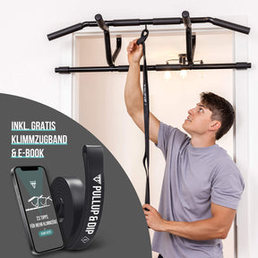 Doorway Pull-Up Bar - For The Door Frame - Includes Pull-Up Band