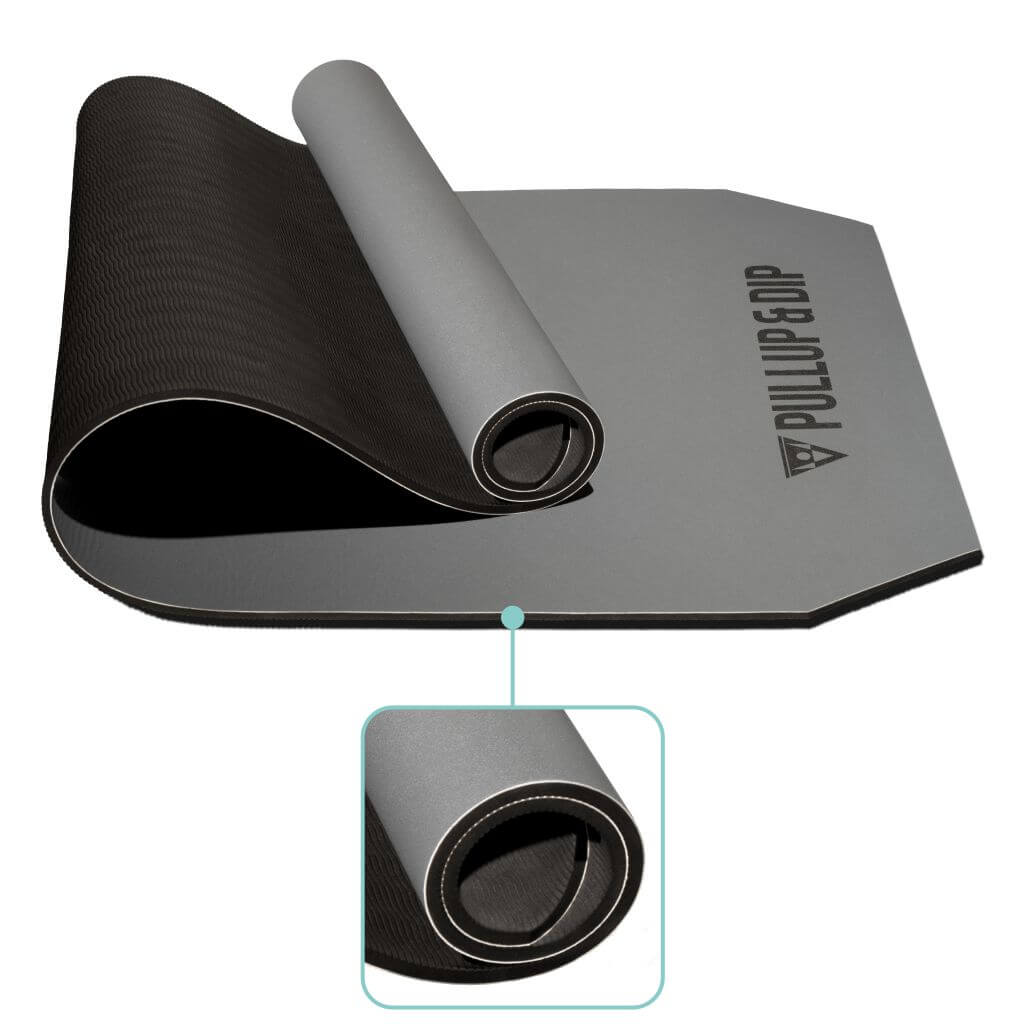 Exercise Mat Two Layers Pollutant free Abrasion Resistant Anti slip
