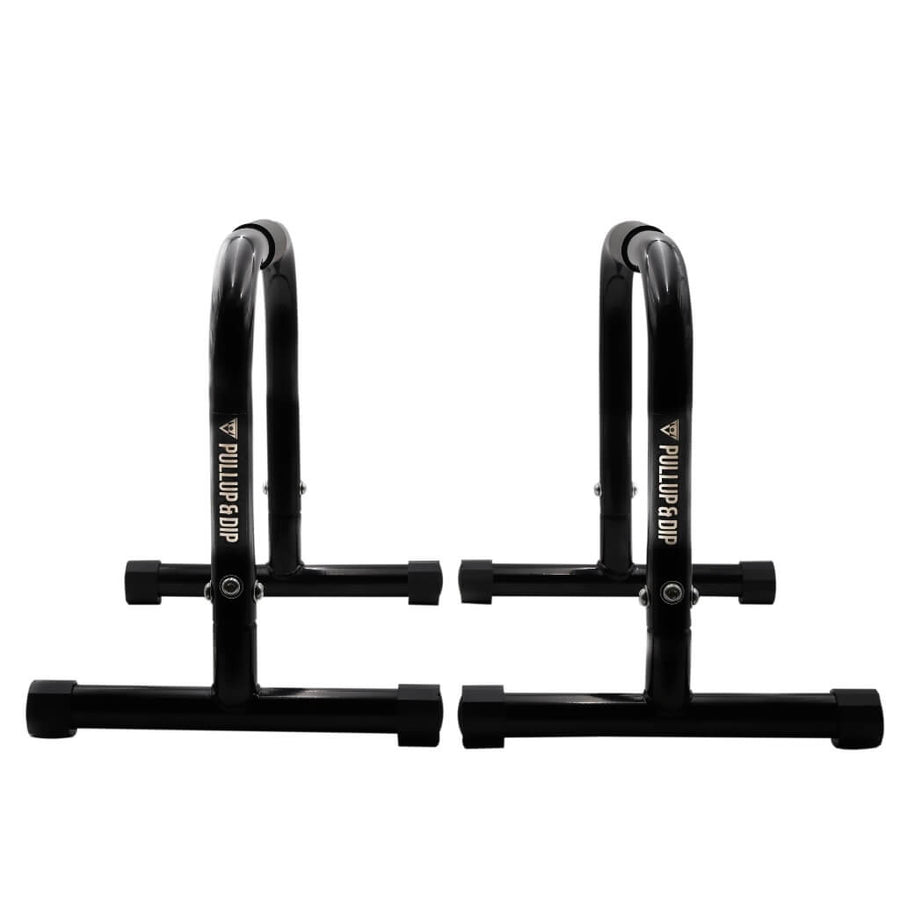 Fitness Parallettes Made of Steel, NonSlip With Extra Wide Handle