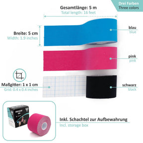 Kinesio Tapes – Skin-Friendly Sport Tape in Different Colours