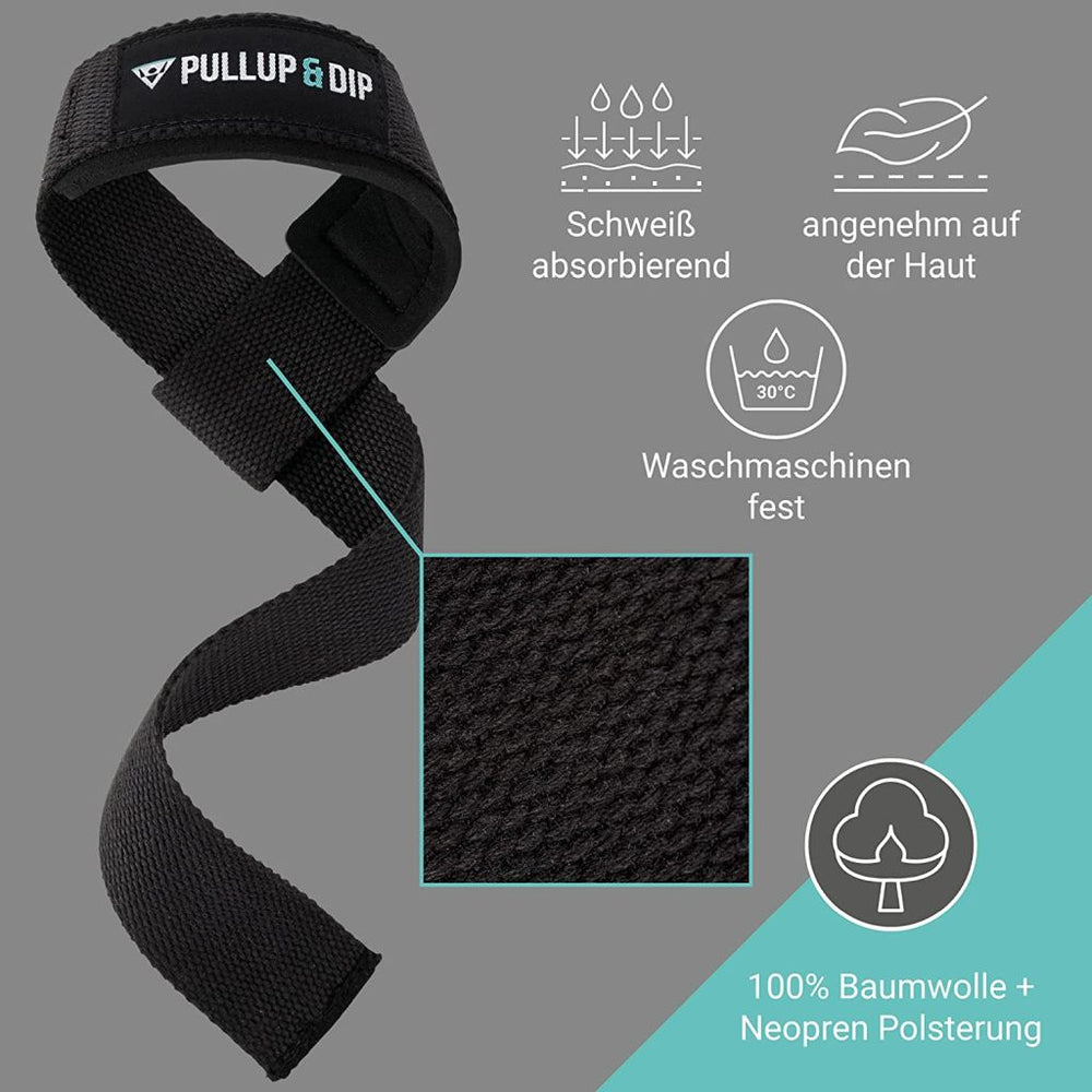 Lifting Straps (Padded) For More Power In Strength Training