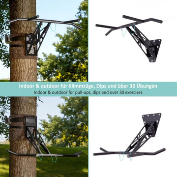 Mobile Pull-Up And Dip Bar Indoor And Outdoor, Portable Gym For