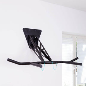 Wall adapter for Pullup & Dip bar, black steel version