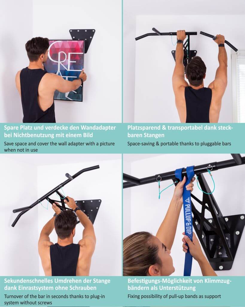 [B-Good] Mobile Pull-Up And Dip Bar - Indoor And Outdoor