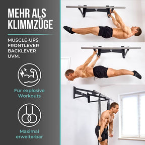 Muscle-Up Bar, Pull-up Bar With Extra Wall Distance
