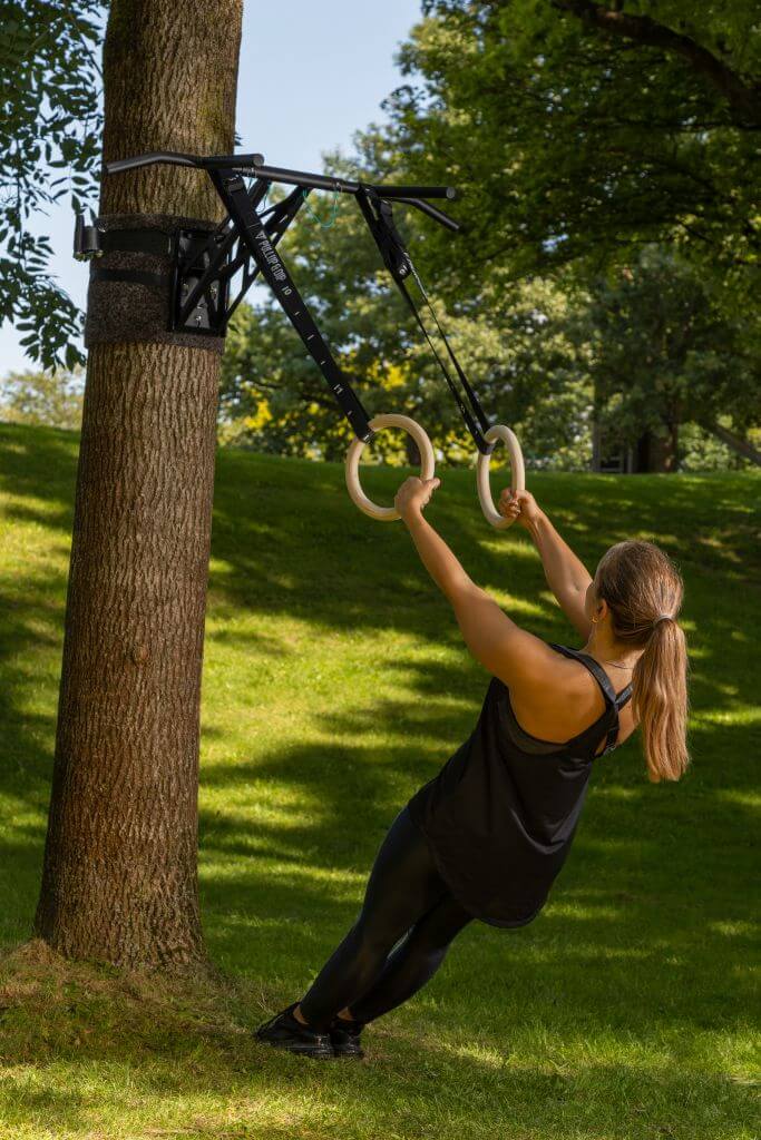 [B-Good] Mobile Outdoor Pull-Up and Dip Bar for Garden or Park