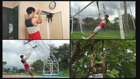 "TRINGS" Calisthenics Rings Set With Straps, Door Anchor and Bag