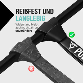 Pull-Up Bands / Resistance Bands in Different Strengths - Includes Exercise Guide