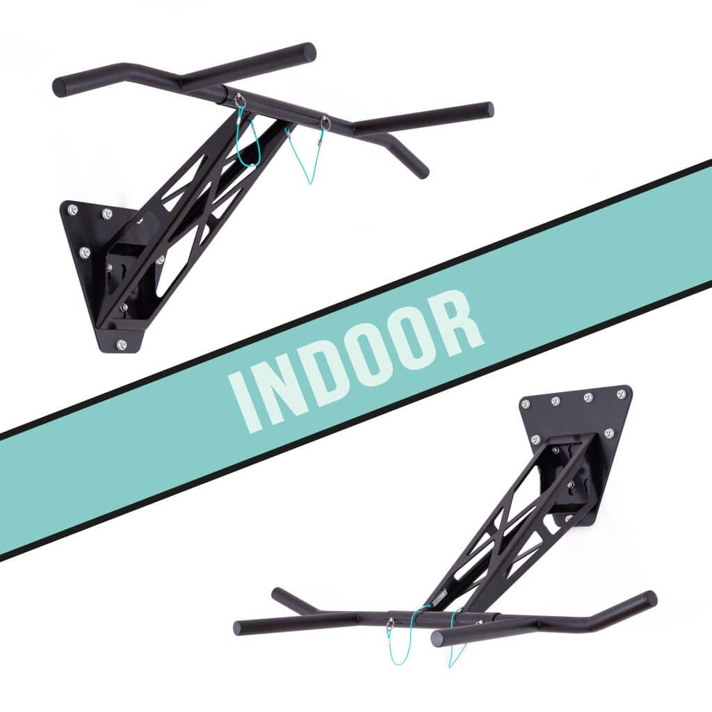 [B-Good] Pull-Up and Dip Bar - Mount On Indoor & Outdoor Wall, 2nd Choice Product