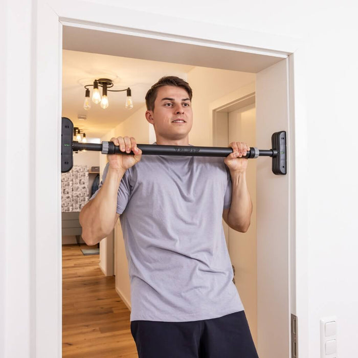 Telescopic Door Pullup Bar Without Screws