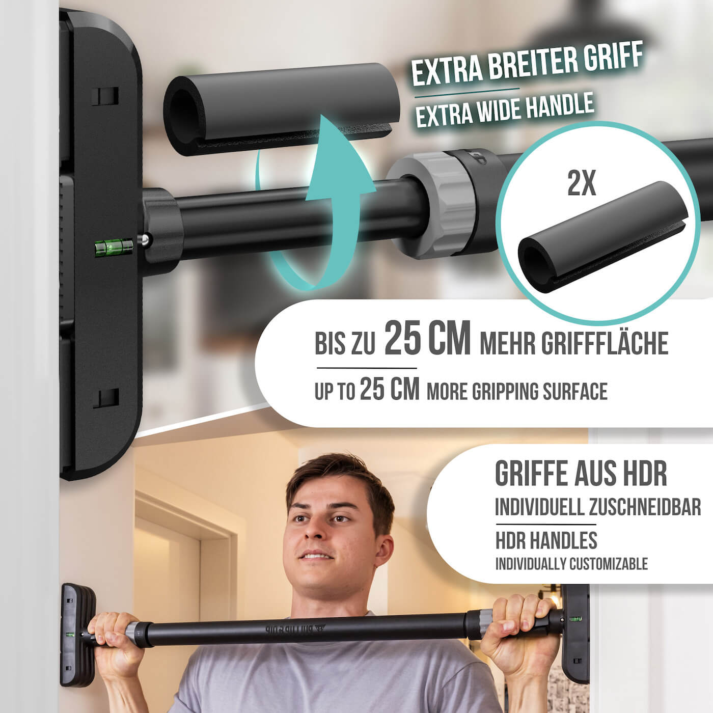 Decathlon Diy Pull Up Assist Telescopic Door Pull-up Bar Without