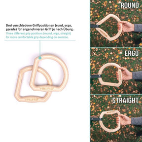 "TRINGS" Calisthenics Rings Set With Straps, Door Anchor and Bag