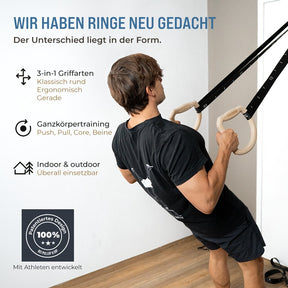 “TRINGS” Multi-Grip Gymnastic Rings