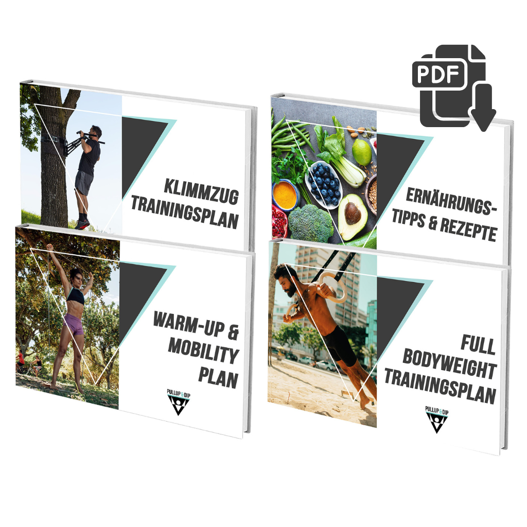 Ultimate Calisthenics Guide Bundle: Full Body Bodyweight Training Plan, Pull-up Training Plan, Warm-up & Mobility Plan and Nutrition Recipes Guide [PDF]