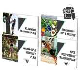 Ultimate Calisthenics Guide Bundle: Full Body Bodyweight Training Plan, Pull-up Training Plan, Warm-up & Mobility Plan and Nutrition Recipes Guide [PDF]