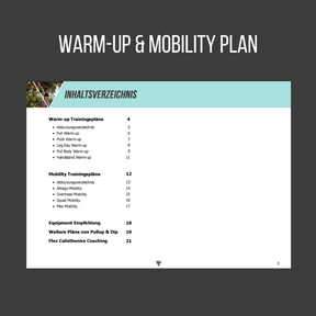 Ultimate Calisthenics Guide Bundle: Full Body Bodyweight Training Plan, Pull-up Training Plan, Warm-up & Mobility Plan and Nutrition Recipes Guide [PDF]