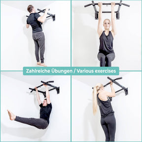 Wall Mounted Pull-Up Bar incl. Pull-Up Band And Screws