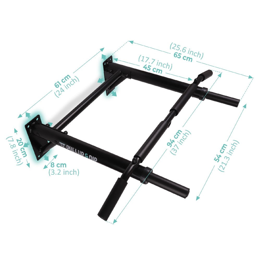 [B-Good] Wall Mounted Pull-Up Bar incl. Pull-Up Band