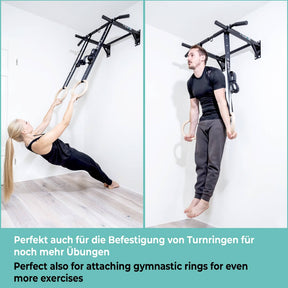 [B-Good] Wall Mounted Pull-Up Bar incl. Pull-Up Band