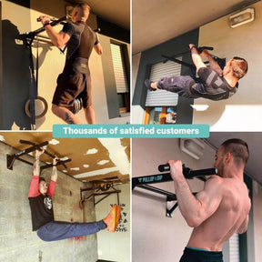 Wall Mounted Pull-Up Bar incl. Pull-Up Band And Screws