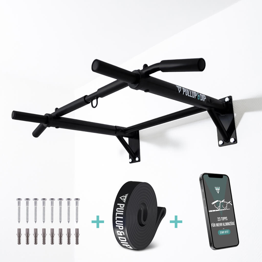 [B-Good] Wall Mounted Pull-Up Bar incl. Pull-Up Band And Screws, 2nd Choice Product