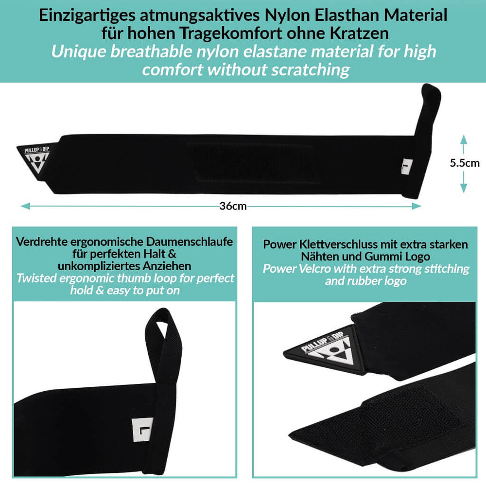 Wrist Wraps for Calisthenics and Strength Training Stabilizing